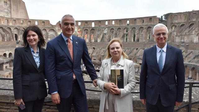 Kültür ve Turizm Bakanı Ersoy, İtalya'daki Göbeklitepe sergisinin kapanış törenine katıldı