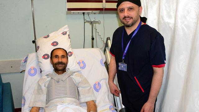 Aort damarı genişlemişti, 6 saatlik ameliyatla sağlığına kavuştu