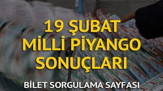 19 Subat Milli Piyango Cekilis Sonuclari 2020 Mpi Milli Piyango Bilet Sorgulama Ekrani Tam Liste