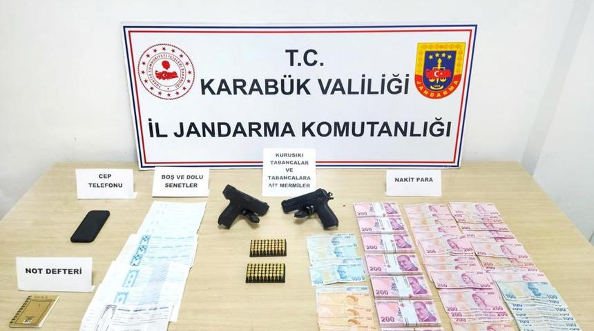 Karabük'te tefecilik operasyonu: 1 gözaltı