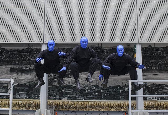 Blue Man Group: İstanbul harika bir şehir, seyircisi de heyecan verici