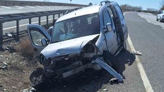 Kırıkkale’de zincirleme kaza meydana geldi... 2 kişi yaralandı