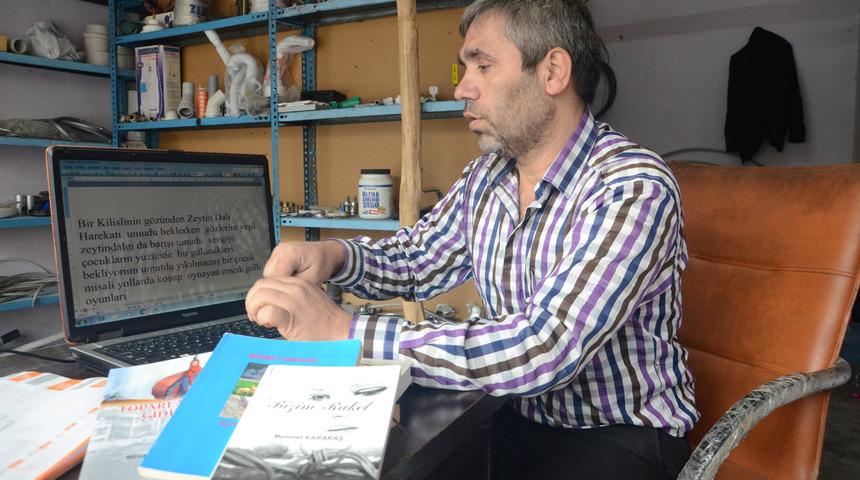 İlkokul mezunu tesisat&ccedil;ıdan 'Zeytin Dalı' kitabı