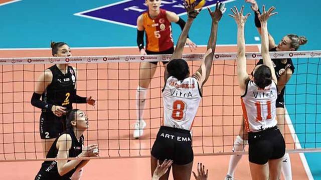 Eczacıbaşı, Galatasaray'a set vermedi!