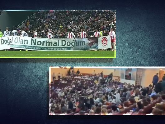 Öğrencilerden 'Doğal Olan Normal Doğum' tepkisi