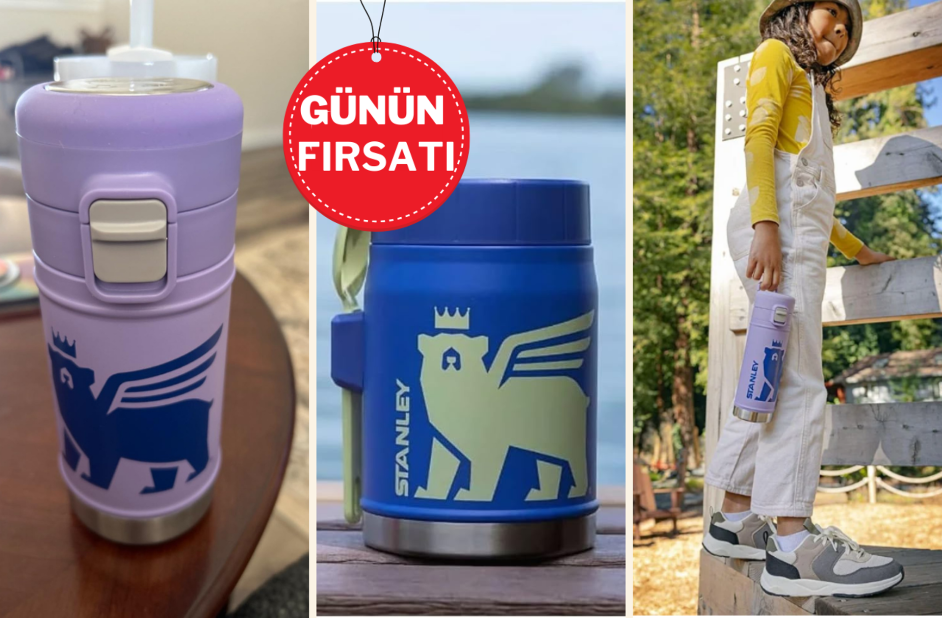 Stanley'nin Wild Imagination serisi termoslarında bugüne özel indirim var