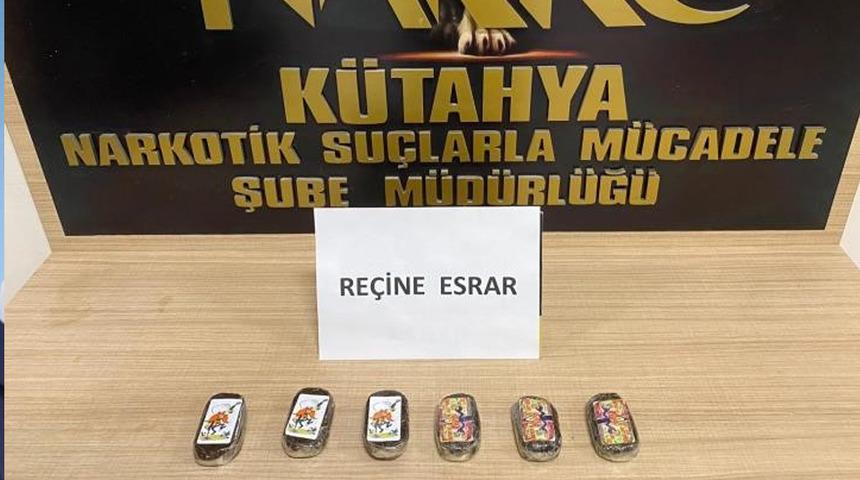 Kütahya'da uyuşturucu maddeyle yakalanan şüpheli tutuklandı