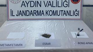 Kuyucak’ta şüpheli araçta uyuşturucu ele geçirildi