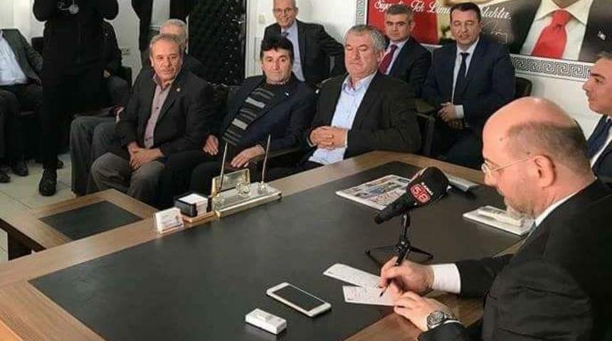 Başkan Şahan ve muhtarlardan &Ccedil;etinbaş&rsquo;a &rsquo;hayırlı olsun&rsquo; ziyareti