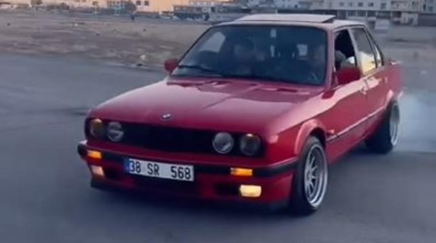 Mardin'de drift atan sürücüye cezası kesildi