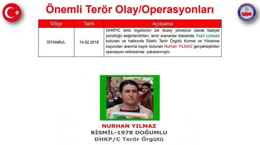 İ&ccedil;işleri Bakanlığı: 16 ter&ouml;rist etkisiz hale getirildi