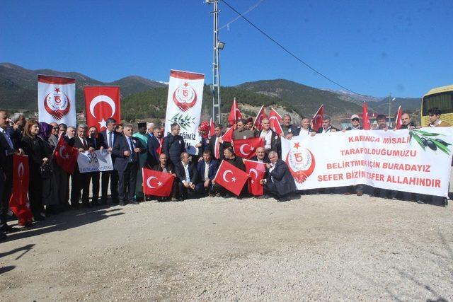 STK’lardan Zeytin Dalı Harekatı’na destek sürüyor