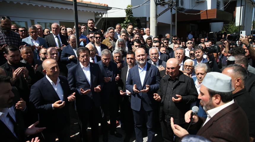 Eski Dışişleri Bakanı Çavuşoğlu'nun babası Osman Çavuşoğlu için cenaze töreni düzenlendi