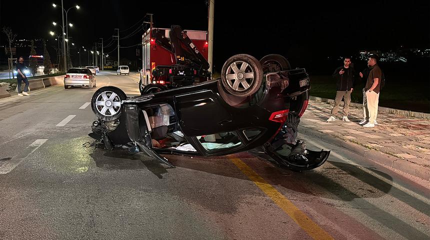 Bolu'da korkunç kaza! Önce takla attı, sonra cayır cayır yandı: "Kopan geliyor"