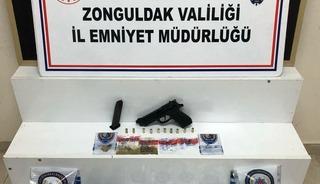 Zonguldak'taki uyuşturucu operasyonunda 2 şüpheli gözaltında