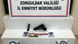 Zonguldak'taki uyuşturucu operasyonunda 2 şüpheli gözaltında