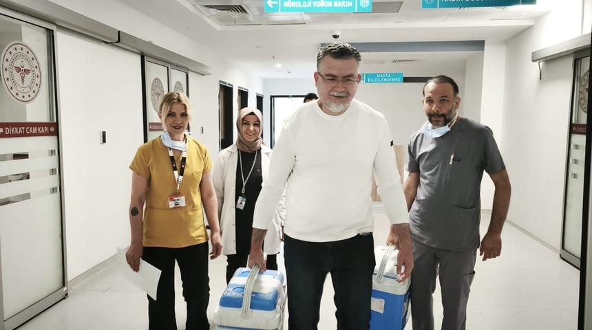 Niğde'de beyin ölümü gerçekleşen kişinin böbrekleri 2 hastaya umut oldu