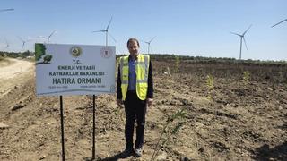 Çanakkale'de 100 bin fidanlık hatıra ormanı
