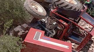 Siirt’te traktör kazası: Sürücü yaralandı