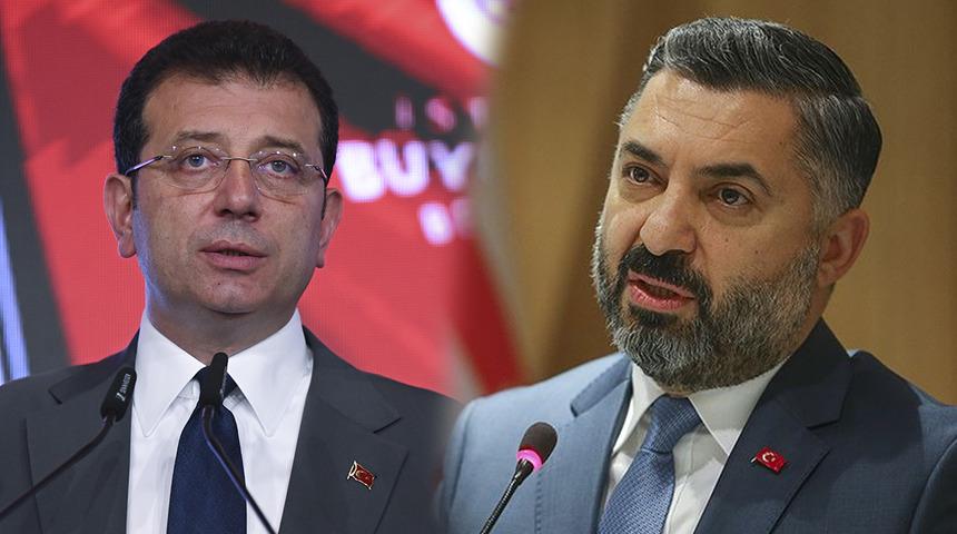 RTÜK Başkanı Ebubekir Şahin'den İmamoğlu'na tepki! "TRT'yi hedef alan açıklamalar açık bir saldırı"