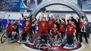 Tekerlekli Sandalye Basketbol Süper Ligi'nde şampiyon Galatasaray