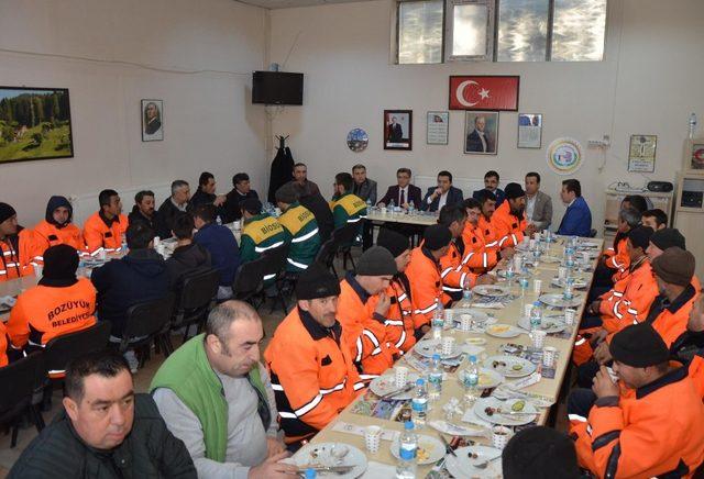 Başkan Bakıcı, Temizlik İşleri Müdürlüğü personeli ile bir araya geldi