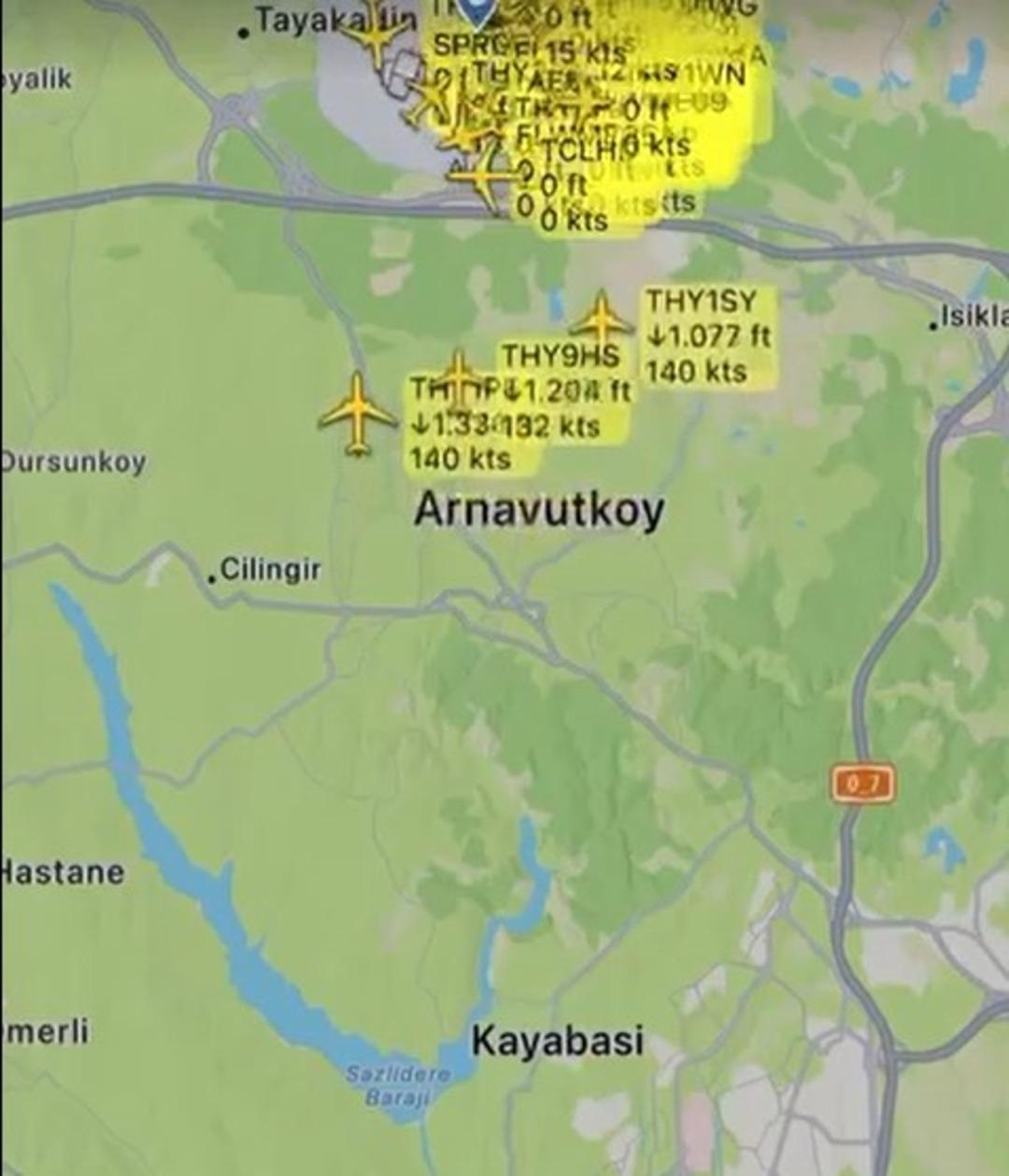 İstanbul Havalimanı’na aynı anda iniş yaptılar! Avrupa da bir ilk 1