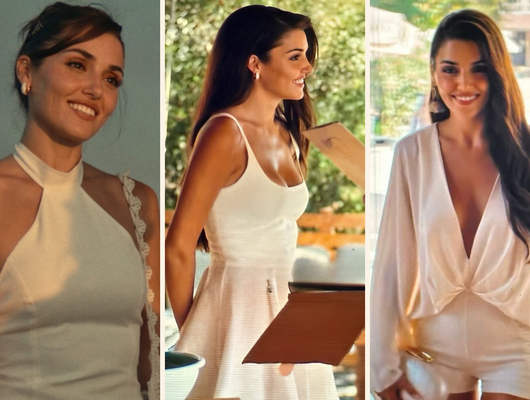 Rüzgara Bırak filmindeki beyaz elbiseli halleri çok beğenildi