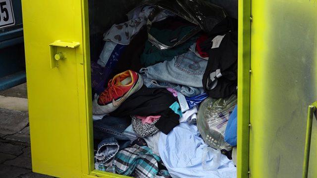Marmaris'te ihtiyaç sahipleri için 1 kamyon giyim eşyası toplandı