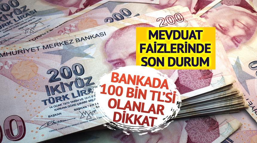 1 milyon TL'nin getirisi belli oldu! Faiz yarışı hızlandı, bankada 100 bin TL'si olan...