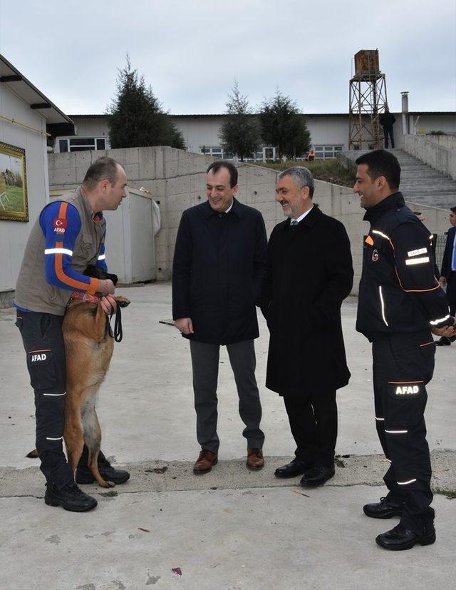 Rektör Bilgiç Samsun AFAD’da