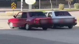 Trafikte drift atarak tehlike saçan 2 Tofaş’a 148 bin TL ceza