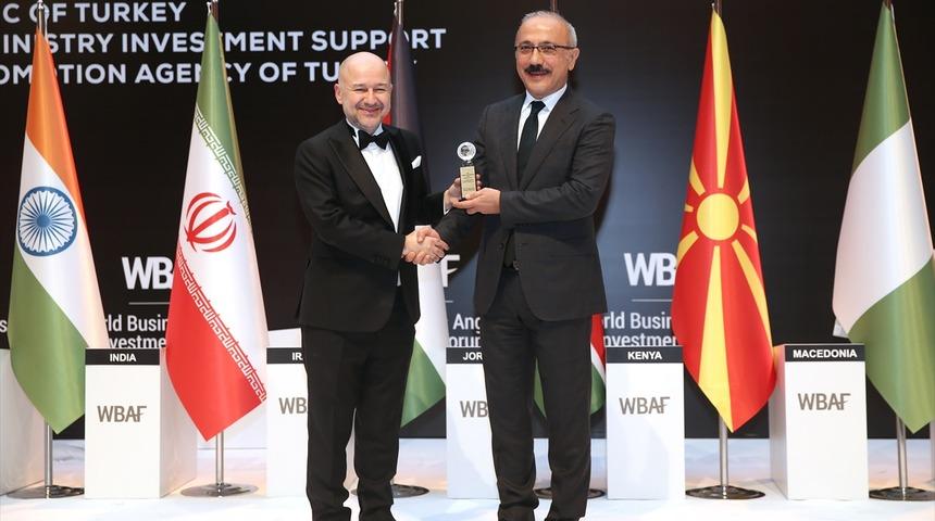 WBAF'den Kalkınma Bakanlığına "girişimcileri destekleme" ödülü