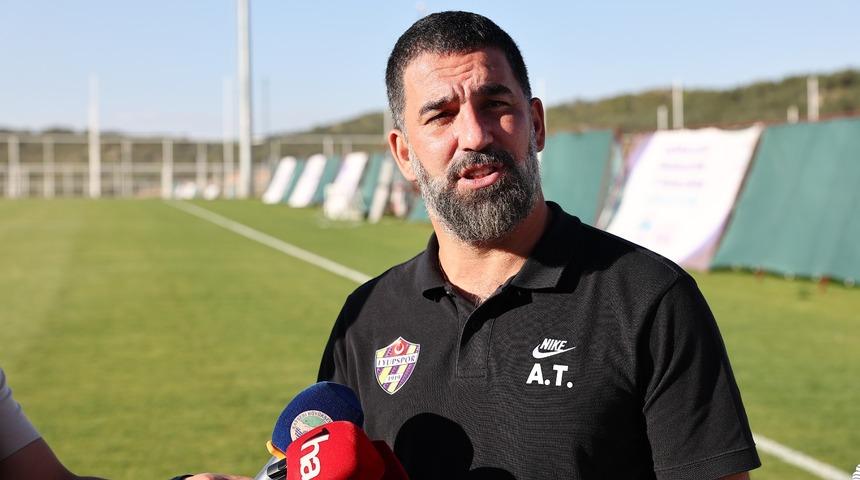 Çaykur Rizespor'a 1-0 mağlup olmuşlardı! Maçın ardından Eyüpspor Teknik Direktörü Arda Turan'dan Galatasaray maçı çağrısı! 