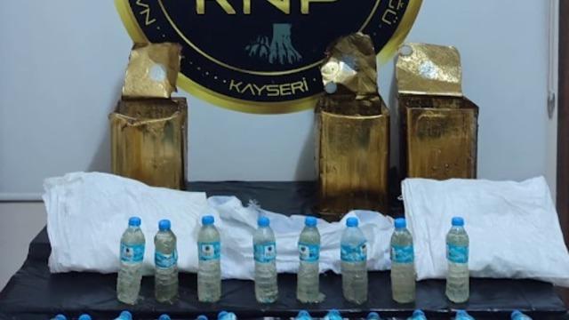 Kayseri'de bal tenekelerinde sıvı metamfetamin ele geçirildi: 1 gözaltı