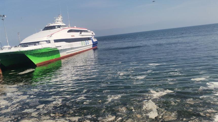 Bursa'nın Mudanya kıyılarında müsilaj görüldü