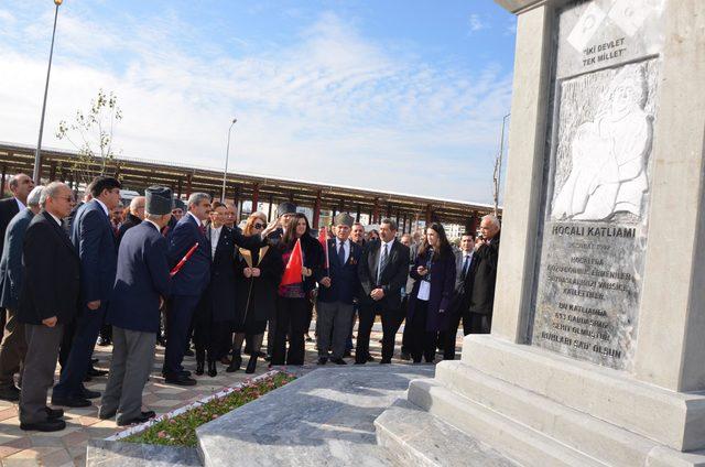 Nazilli'de Hocalı Katliamı Anıtı ve Karabağ Parkı açıldı