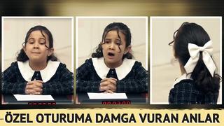 Çocukların yönettiği TBMM oturumuna damga vurdu! Arkasını dönüp okudu, Mecliste alkış koptu
