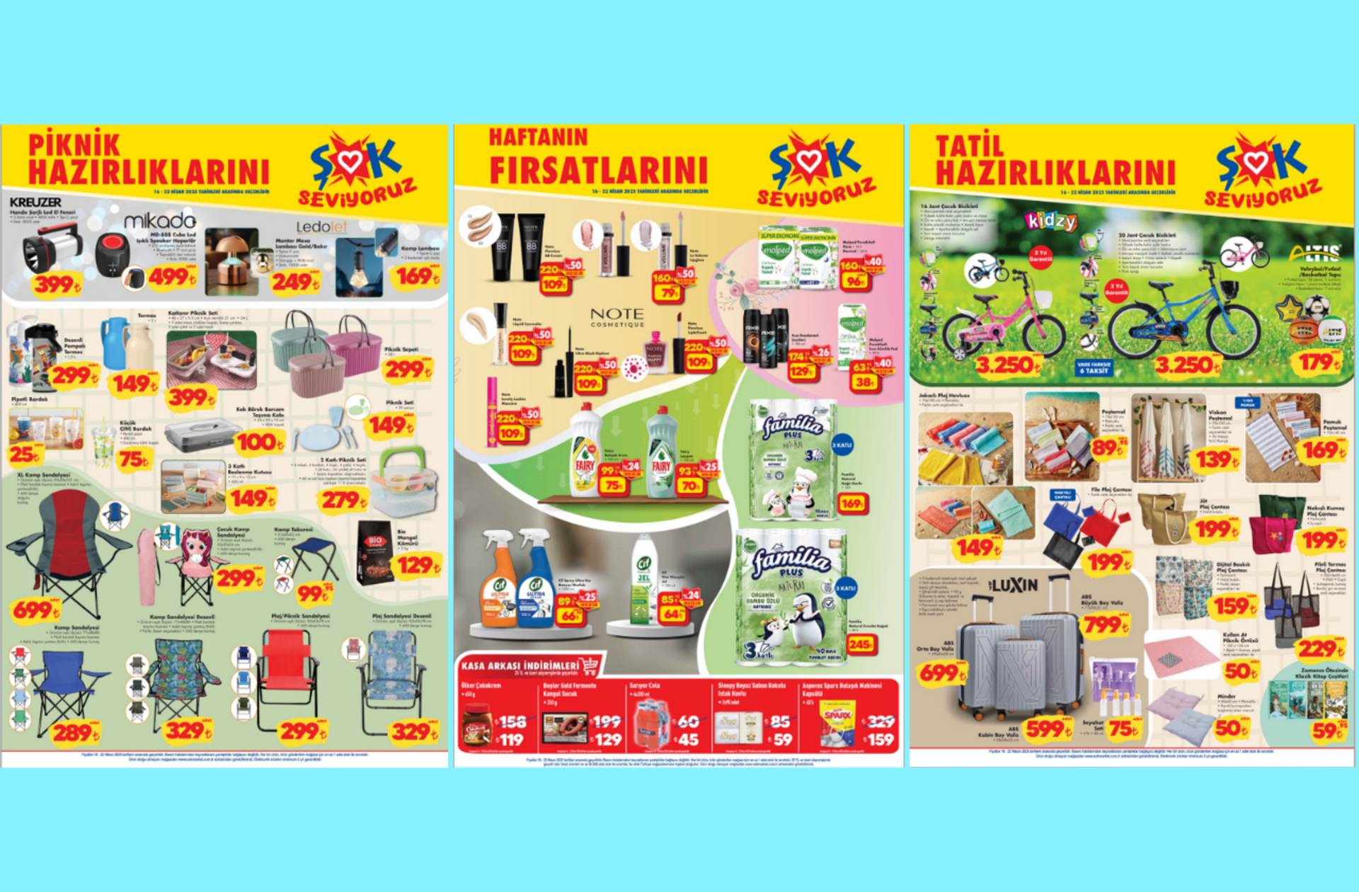 ŞOK'a kamp sandalyeleri geliyor! 23 Nisan 2025 ŞOK Aktüel Ürünler Kataloğu