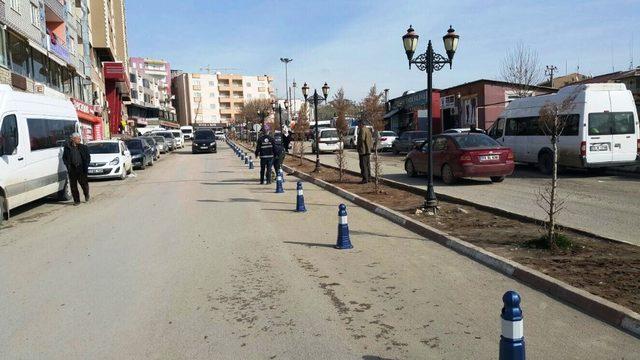 Şırnak şehiriçi trafik uyarı levhası uygulaması yapıldı