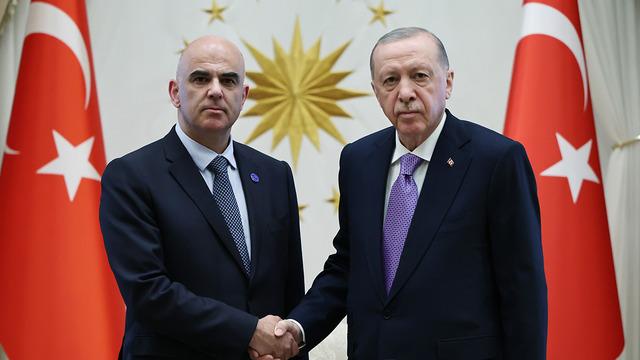 Cumhurbaşkanı Erdoğan, Avrupa Konseyi Genel Sekreteri Berset ile bir araya geldi