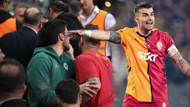 Galatasaray'ın kaptanı Abdülkerim Bardakcı, maç öncesi Konyasporlu taraftarlarla tartıştı!