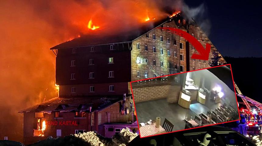 Türkiye'yi yasa boğan Kartalkaya'daki otel yangını böyle başlamış... Görüntüler ortaya çıktı