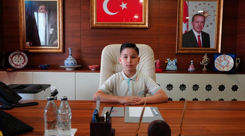 Küçük başkanın talimatı hemen yerine getirildi