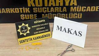 Kütahya'da uyuşturucu taciri 1 şüpheli tutuklandı