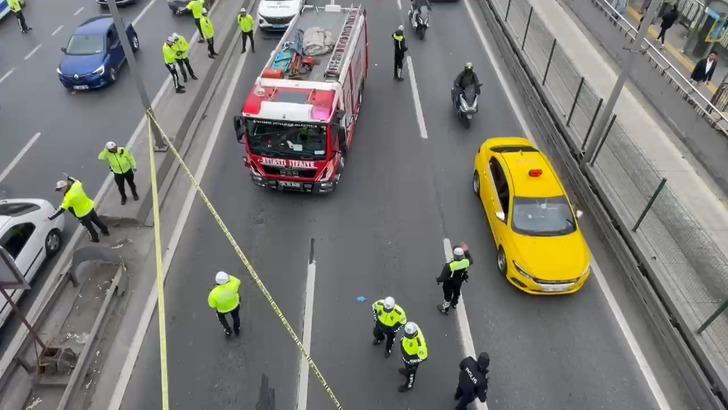 Bakırköy'de korkunç kaza! Motosiklet tankere çarptı: 1 ölü G2