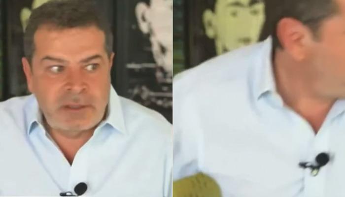 Cüneyt Özdemir canlı yayında depreme yakalandı! Korku içinde yayını terk etti