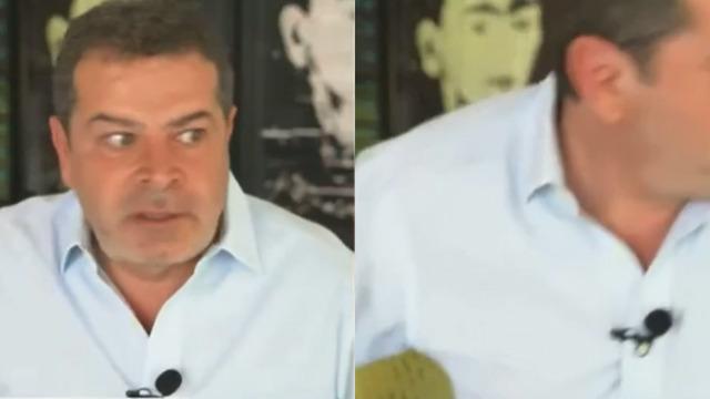 Cüneyt Özdemir İstanbul'daki depreme canlı yayında yakalandı! Korku içinde yayını terk etti