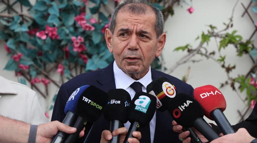 Galatasaray Başkanı Dursun Özbek depreme Florya'ya yakalandı! "Buradaydım, bayağı sallandık"