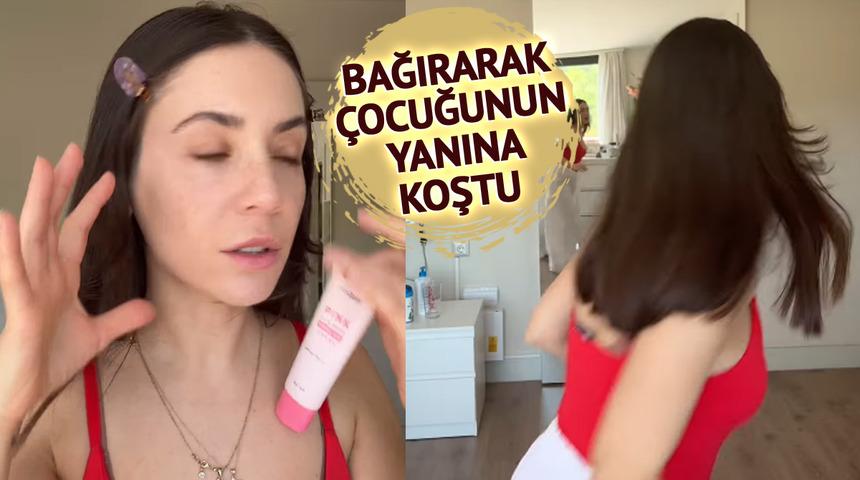 Fulya Zenginer depreme yakalandığı anları paylaştı! Bağırarak çocuğunun yanına koştu